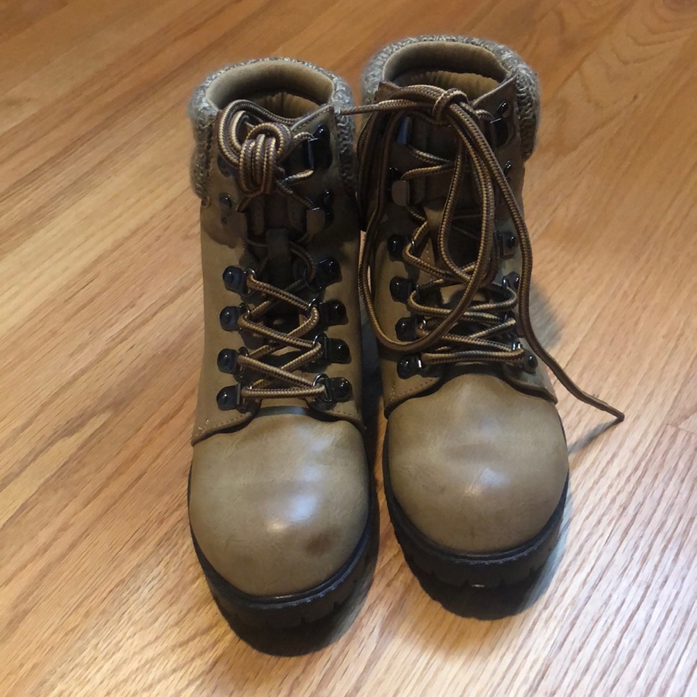 Tan boots